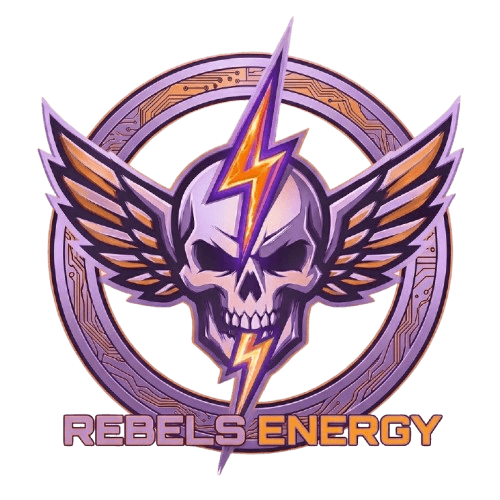 Rebels Energy Glitch Logo